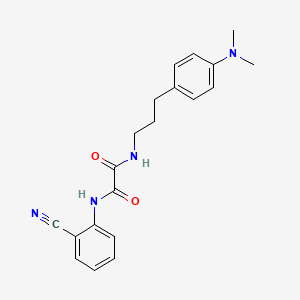 N1-(2-cyanophenyl)-N2-(3-(4-(dimethylamino)phenyl)propyl)oxalamide