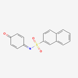 N-(4-oxocyclohexa-2,5-dien-1-ylidene)naphthalene-2-sulfonamide