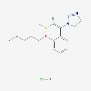 molecular formula C17H23ClN2OS B237838 Neticonazole hydrochloride CAS No. 130773-02-3