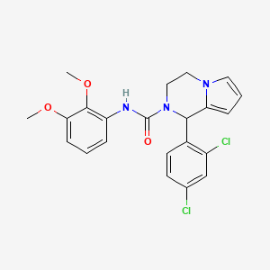 1-(2,4-dichlorophenyl)-N-(2,3-dimethoxyphenyl)-3,4-dihydropyrrolo[1,2-a]pyrazine-2(1H)-carboxamide