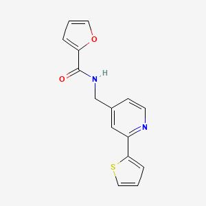N-((2-(thiophen-2-yl)pyridin-4-yl)methyl)furan-2-carboxamide
