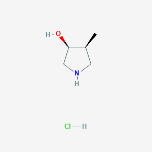 cis-4-Methylpyrrolidin-3-ol hydrochloride