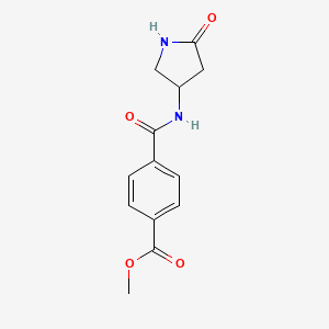Methyl 4-((5-oxopyrrolidin-3-yl)carbamoyl)benzoate