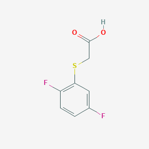 molecular formula C8H6F2O2S B2378436 2-(2,5-difluorophenyl)sulfanylacetic Acid CAS No. 848178-43-8