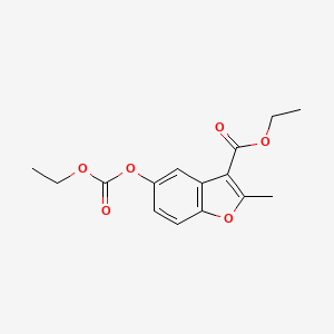 Ethyl 5-[(ethoxycarbonyl)oxy]-2-methyl-1-benzofuran-3-carboxylate