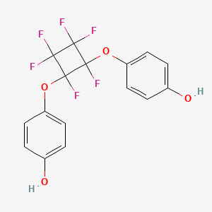 4,4'-[(1,2,3,3,4,4-Hexafluorocyclobutane-1,2-diyl)bis(oxy)]bisphenol