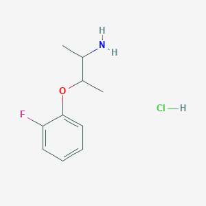 3-(2-Fluorophenoxy)butan-2-amine;hydrochloride