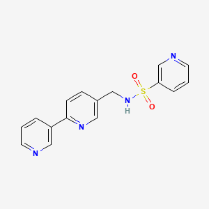 N-([2,3'-bipyridin]-5-ylmethyl)pyridine-3-sulfonamide