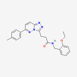 N-(4-bromo-3-methylphenyl)-N'-[2-(1-propyl-1H-pyrrolo[2,3-b]pyridin-3-yl)ethyl]urea