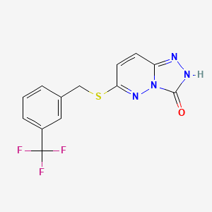 6-(3-(Trifluoromethyl)benzylthio)-[1,2,4]triazolo[4,3-b]pyridazin-3(2H)-one