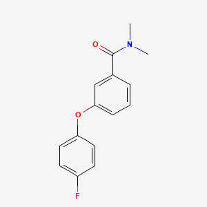 molecular formula C15H14FNO2 B2378527 3-(4-Fluorophenoxy)-N,N-dimethylbenzamide CAS No. 2329360-68-9