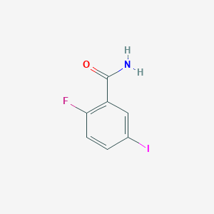 molecular formula C7H5FINO B2378534 2-氟-5-碘苯甲酰胺 CAS No. 866683-81-0
