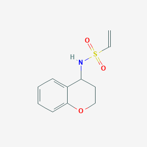 molecular formula C11H13NO3S B2378537 N-(chroman-4-yl)ethenesulfonamide CAS No. 2166685-09-0