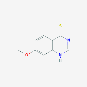 molecular formula C9H8N2OS B2378546 7-methoxy-1H-quinazoline-4-thione CAS No. 13116-86-4
