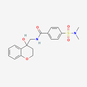 4-(N,N-dimethylsulfamoyl)-N-((4-hydroxychroman-4-yl)methyl)benzamide