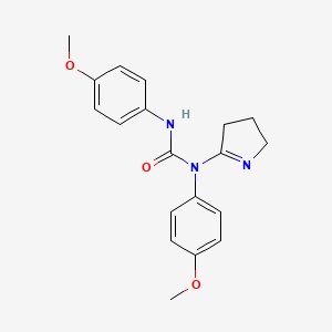 1-(3,4-dihydro-2H-pyrrol-5-yl)-1,3-bis(4-methoxyphenyl)urea