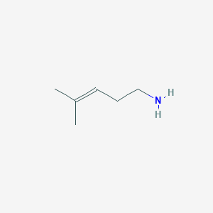 molecular formula C6H13N B2378584 4-Methyl-3-penten-1-amine CAS No. 13296-28-1