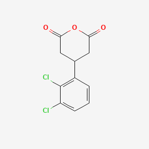 molecular formula C11H8Cl2O3 B2378612 4-(2,3-Dichlorophenyl)oxane-2,6-dione CAS No. 2287341-92-6