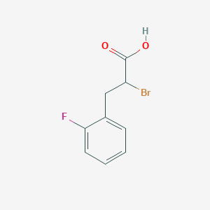 2-Bromo-3-(2-fluorophenyl)propanoic acid