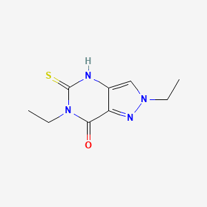 2,6-Diethyl-5-mercapto-2,6-dihydro-7H-pyrazolo[4,3-D]pyrimidin-7-one
