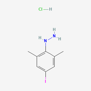 molecular formula C8H12ClIN2 B2378671 4-碘-2,6-二甲基苯肼盐酸盐 CAS No. 2097800-33-2