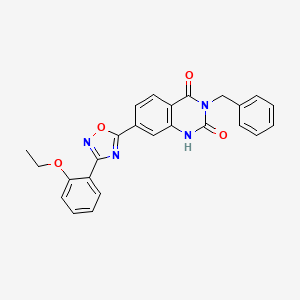 molecular formula C25H20N4O4 B2378717 3-苄基-7-[3-(2-乙氧基苯基)-1,2,4-噁二唑-5-基]喹唑啉-2,4(1H,3H)-二酮 CAS No. 1326877-32-0