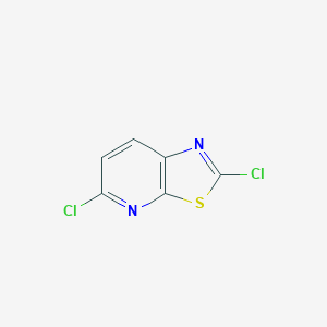 molecular formula C6H2Cl2N2S B2378761 2,5-Dichlorothiazolo[5,4-b]pyridine CAS No. 857970-66-2