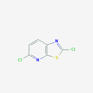 molecular formula C6H2Cl2N2S B2378761 2,5-dichloro-[1,3]thiazolo[5,4-b]pyridine CAS No. 857970-66-2