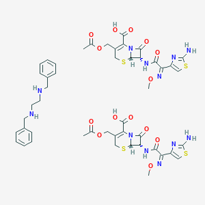 molecular formula C48H54N12O14S4 B237880 Benzathine cefotaxime CAS No. 127627-69-4