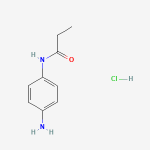 molecular formula C9H13ClN2O B2378800 盐酸N-(4-氨基苯基)丙酰胺 CAS No. 1171829-70-1