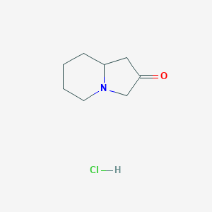 molecular formula C8H14ClNO B2378834 八氢吲哚啉-2-酮盐酸盐 CAS No. 2138384-63-9