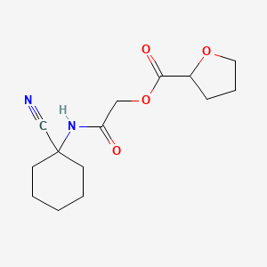 [(1-Cyanocyclohexyl)carbamoyl]methyl oxolane-2-carboxylate