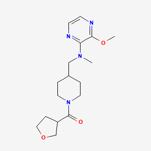 3-methoxy-N-methyl-N-{[1-(oxolane-3-carbonyl)piperidin-4-yl]methyl}pyrazin-2-amine