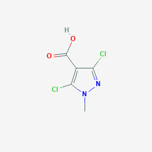 molecular formula C5H4Cl2N2O2 B2378920 Acide 3,5-dichloro-1-méthyl-1H-pyrazole-4-carboxylique CAS No. 134589-53-0