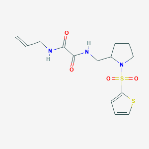 N1-allyl-N2-((1-(thiophen-2-ylsulfonyl)pyrrolidin-2-yl)methyl)oxalamide