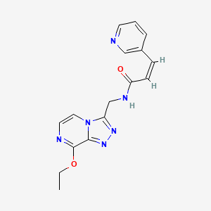 (Z)-N-((8-ethoxy-[1,2,4]triazolo[4,3-a]pyrazin-3-yl)methyl)-3-(pyridin-3-yl)acrylamide