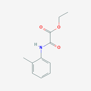 molecular formula C11H13NO3 B2378960 Ethyl [(2-methylphenyl)amino](oxo)acetate CAS No. 53117-14-9