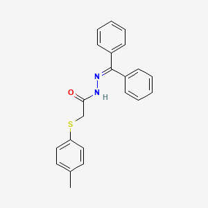 N'-(diphenylmethylene)-2-[(4-methylphenyl)sulfanyl]acetohydrazide