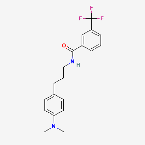 N-(3-(4-(dimethylamino)phenyl)propyl)-3-(trifluoromethyl)benzamide