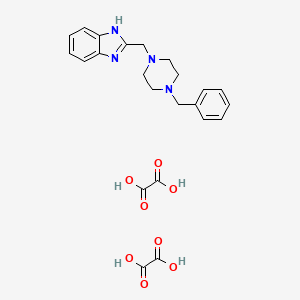 2-((4-benzylpiperazin-1-yl)methyl)-1H-benzo[d]imidazole dioxalate
