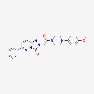 2-(2-(4-(4-methoxyphenyl)piperazin-1-yl)-2-oxoethyl)-6-phenyl-[1,2,4]triazolo[4,3-b]pyridazin-3(2H)-one