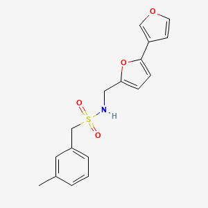 N-([2,3'-bifuran]-5-ylmethyl)-1-(m-tolyl)methanesulfonamide