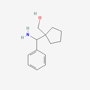 {1-[Amino(phenyl)methyl]cyclopentyl}methanol