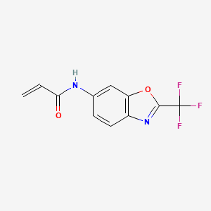 N-[2-(Trifluoromethyl)-1,3-benzoxazol-6-yl]prop-2-enamide