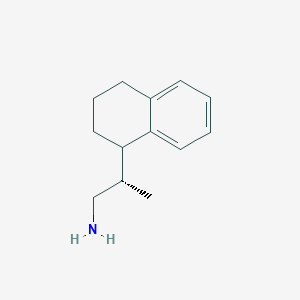 molecular formula C13H19N B2379026 (2S)-2-(1,2,3,4-Tetrahydronaphthalen-1-yl)propan-1-amine CAS No. 2248214-05-1
