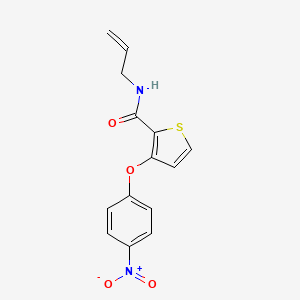 N-allyl-3-(4-nitrophenoxy)-2-thiophenecarboxamide
