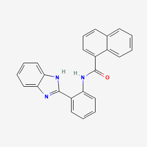 N-(2-(1H-benzo[d]imidazol-2-yl)phenyl)-1-naphthamide