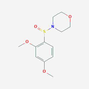 molecular formula C12H17NO4S B2379170 4-(2,4-Dimethoxyphenyl)sulfinylmorpholine CAS No. 338982-05-1