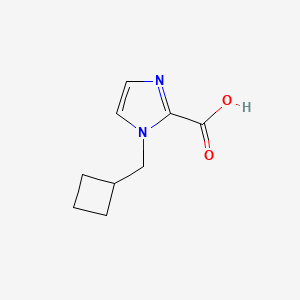 molecular formula C9H12N2O2 B2379175 1-(Cyclobutylmethyl)-1H-imidazole-2-carboxylic acid CAS No. 1439896-41-9