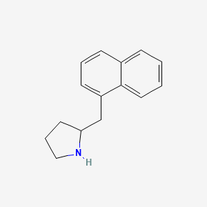 molecular formula C15H17N B2379183 2-(Naphthalen-1-ylmethyl)pyrrolidine CAS No. 82589-42-2